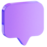 Decorative chat bubble